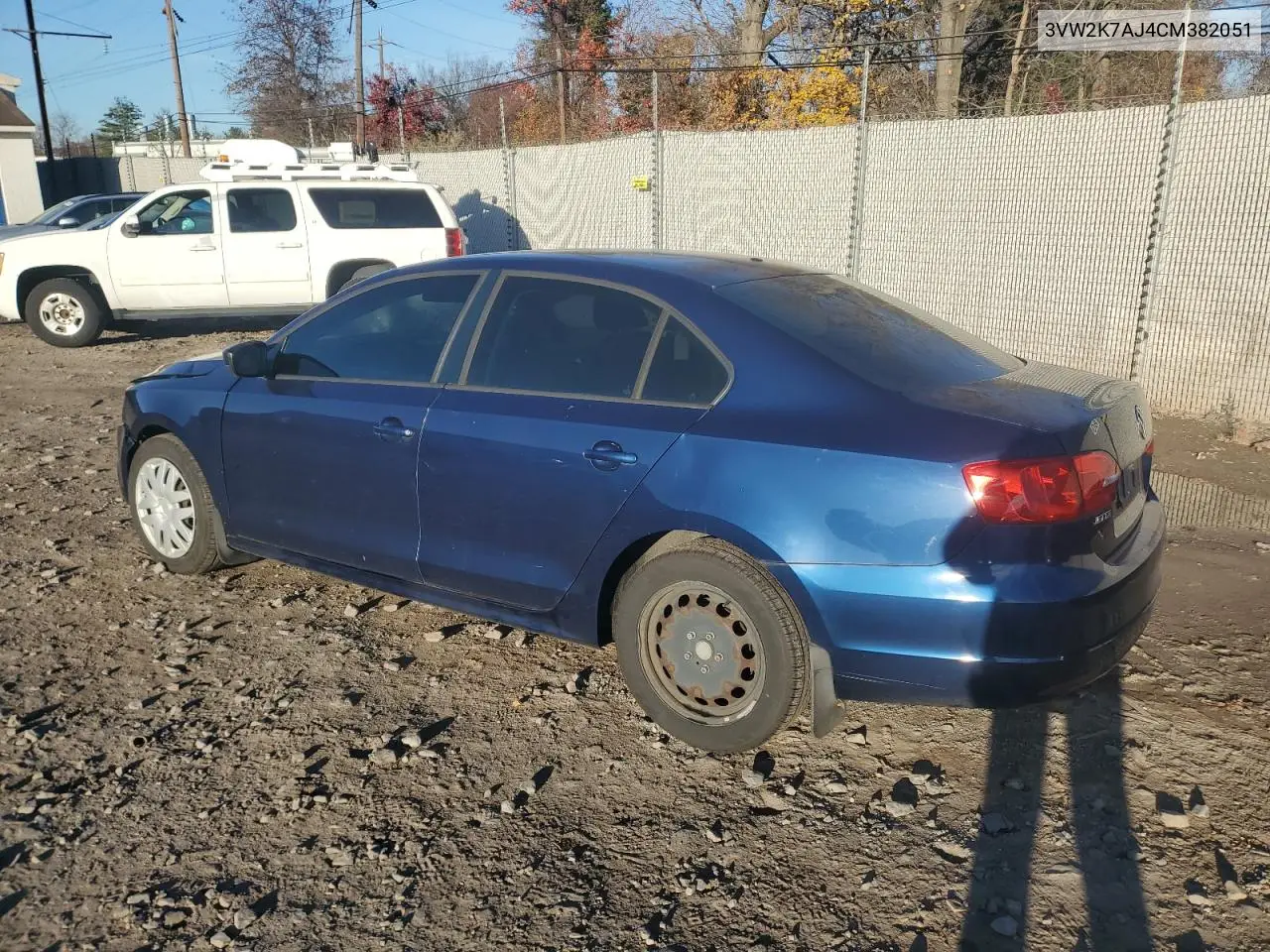 3VW2K7AJ4CM382051 2012 Volkswagen Jetta Base