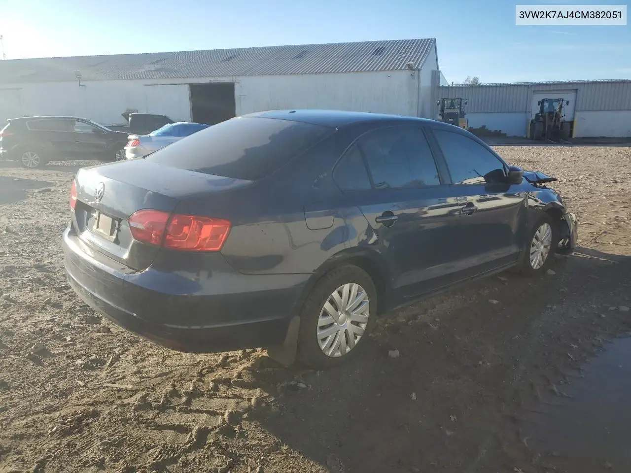 3VW2K7AJ4CM382051 2012 Volkswagen Jetta Base