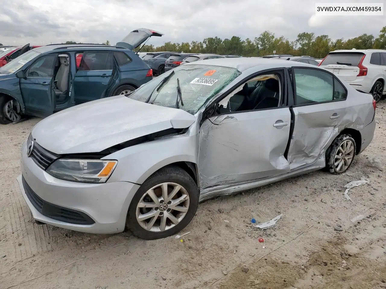 3VWDX7AJXCM459354 2012 Volkswagen Jetta Se