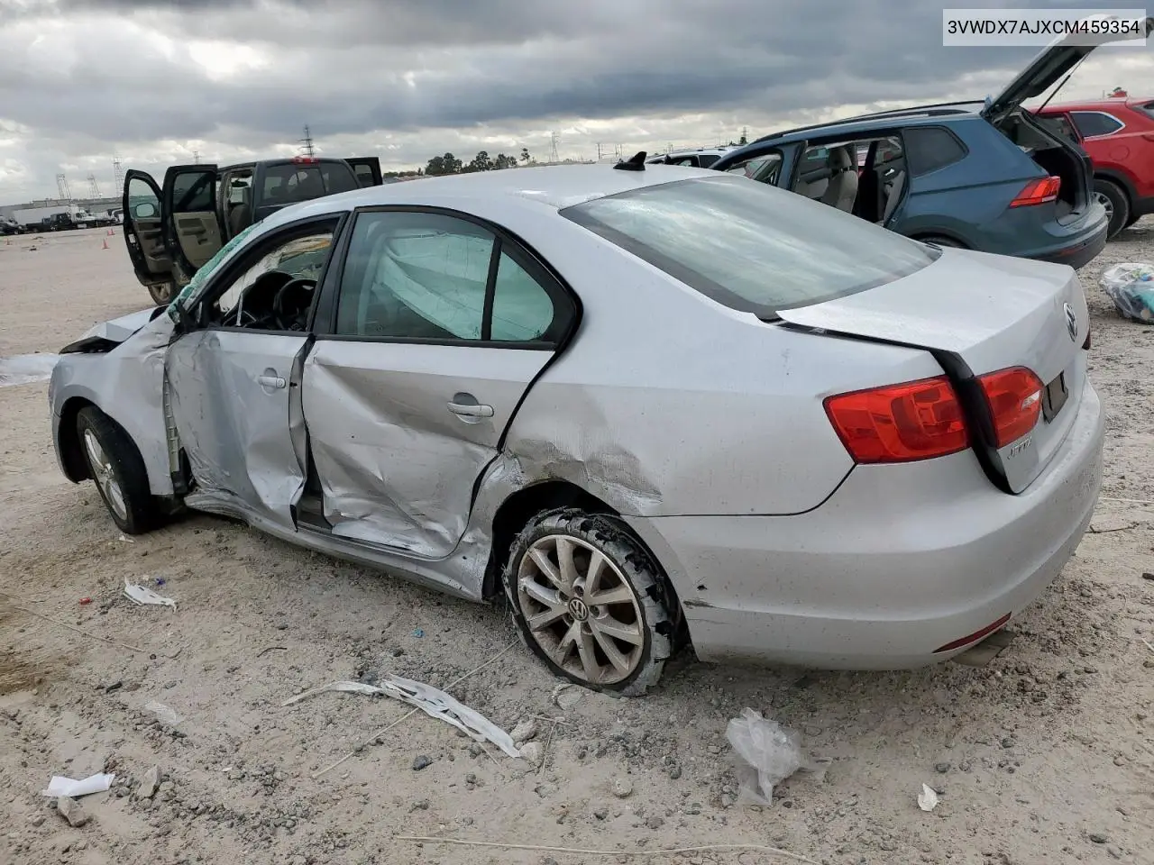 3VWDX7AJXCM459354 2012 Volkswagen Jetta Se