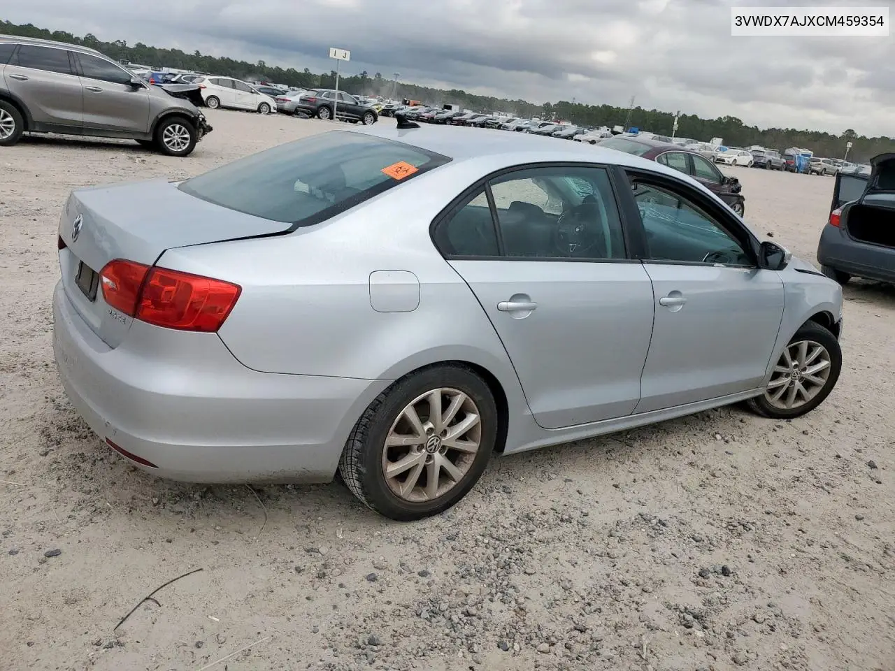 3VWDX7AJXCM459354 2012 Volkswagen Jetta Se