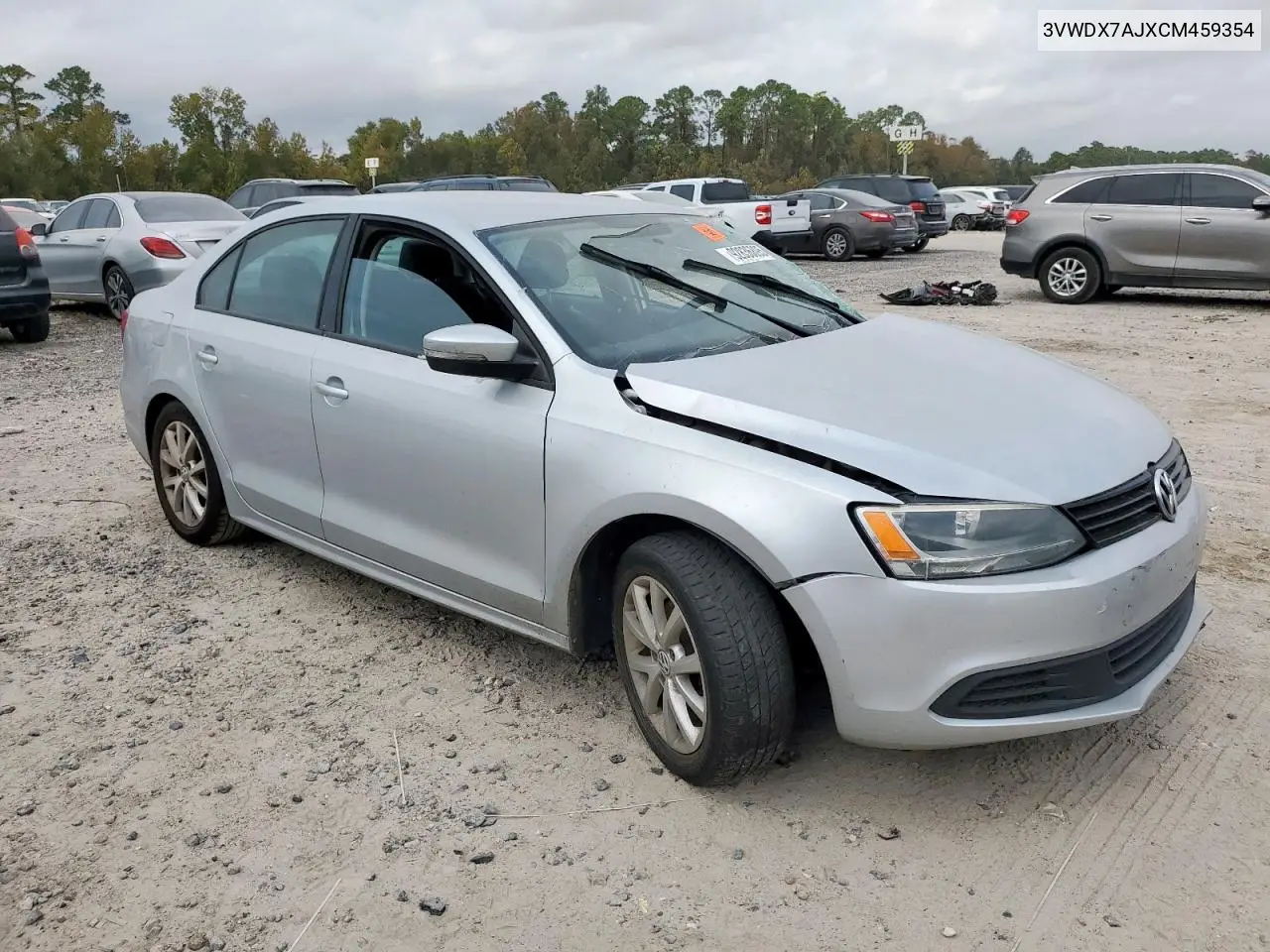3VWDX7AJXCM459354 2012 Volkswagen Jetta Se