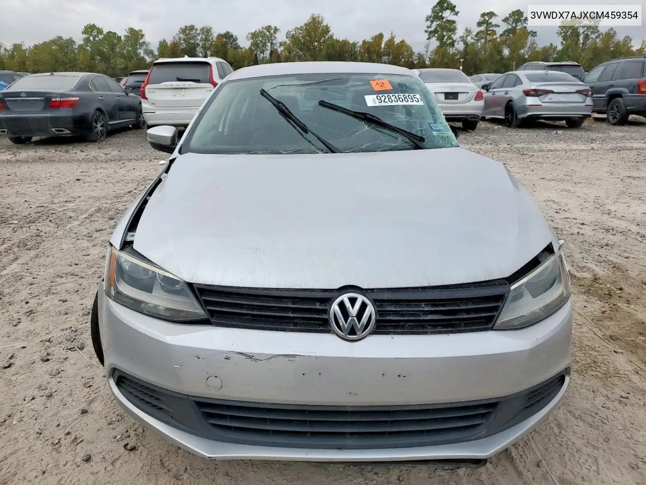 3VWDX7AJXCM459354 2012 Volkswagen Jetta Se