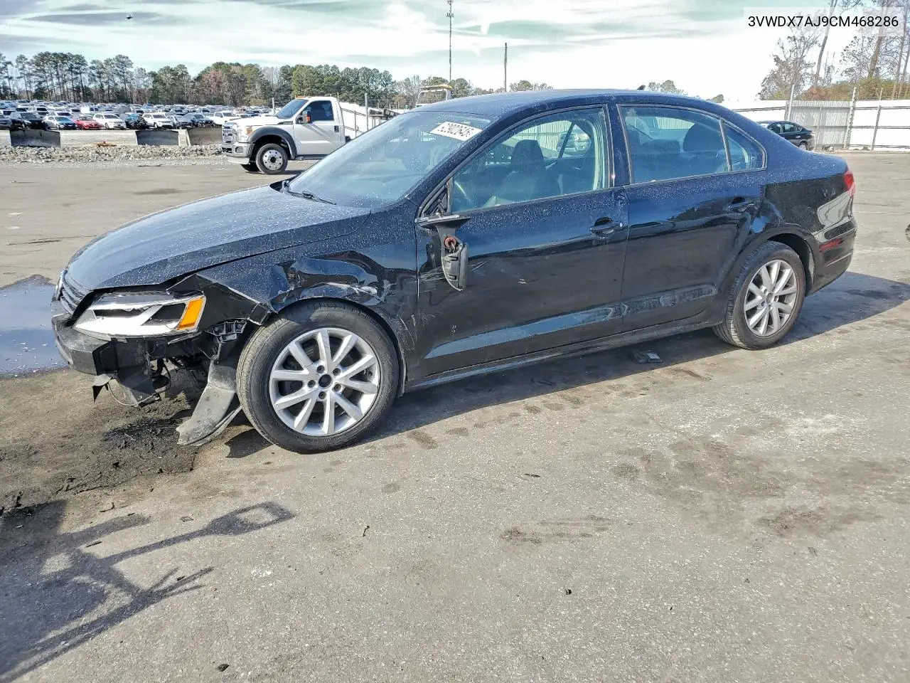 3VWDX7AJ9CM468286 2012 Volkswagen Jetta Se