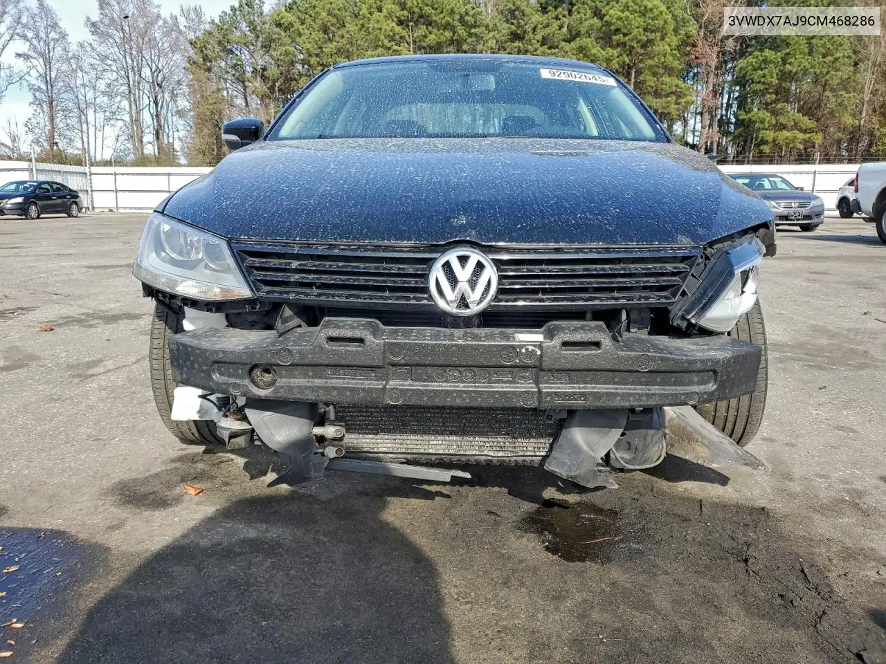 3VWDX7AJ9CM468286 2012 Volkswagen Jetta Se