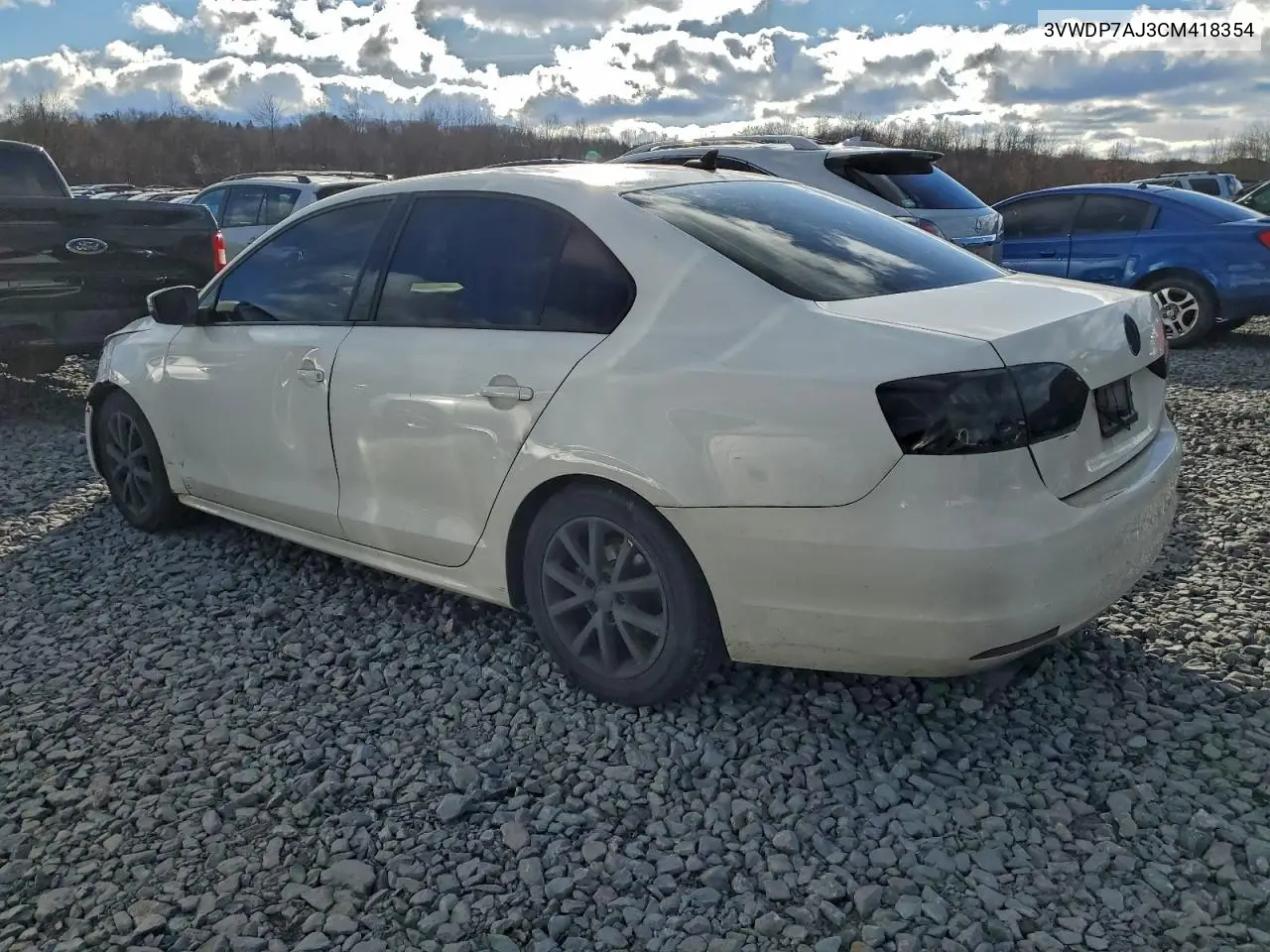 3VWDP7AJ3CM418354 2012 Volkswagen Jetta Se