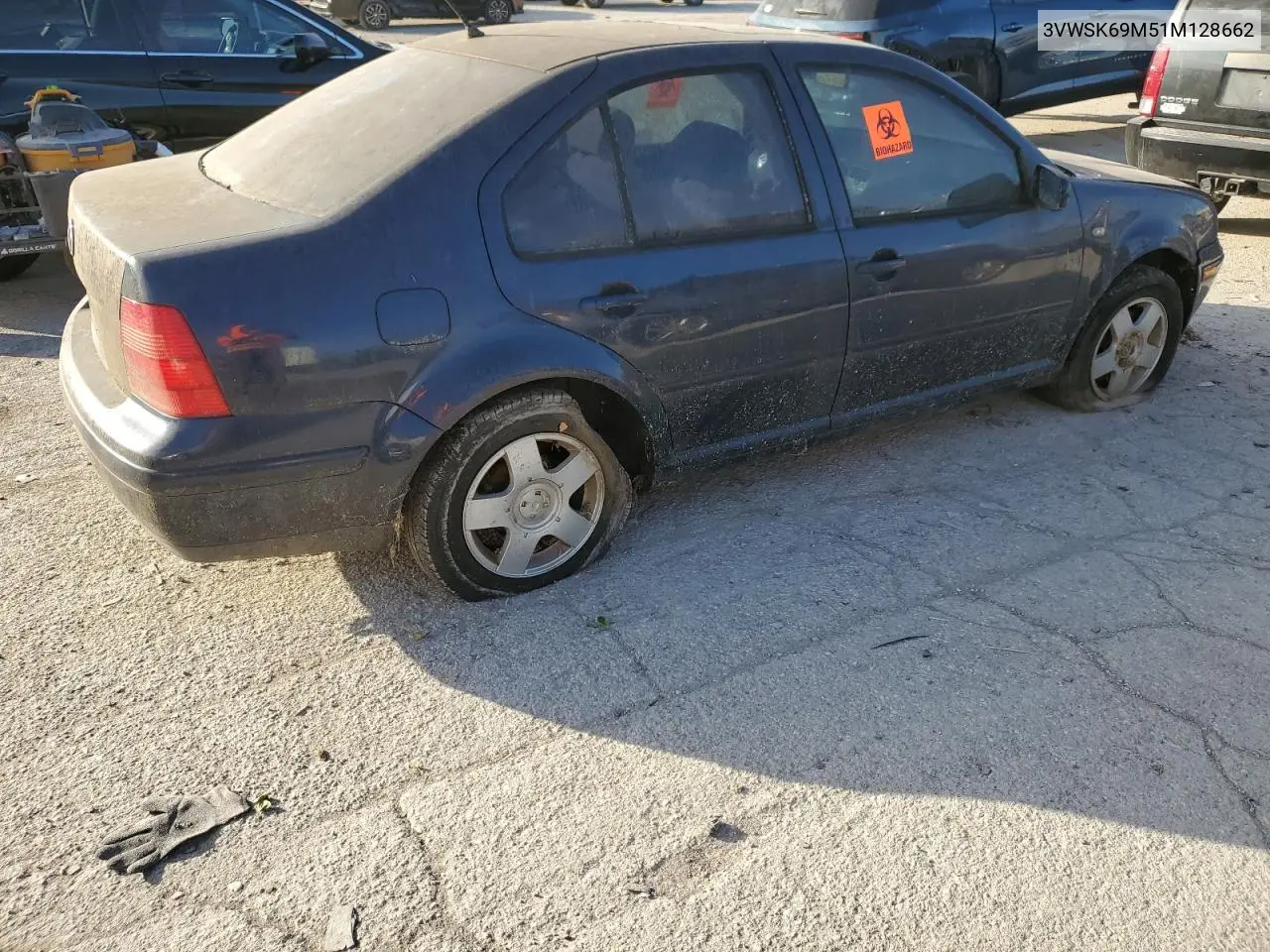 3VWSK69M51M128662 2012 Volkswagen Jetta Gls