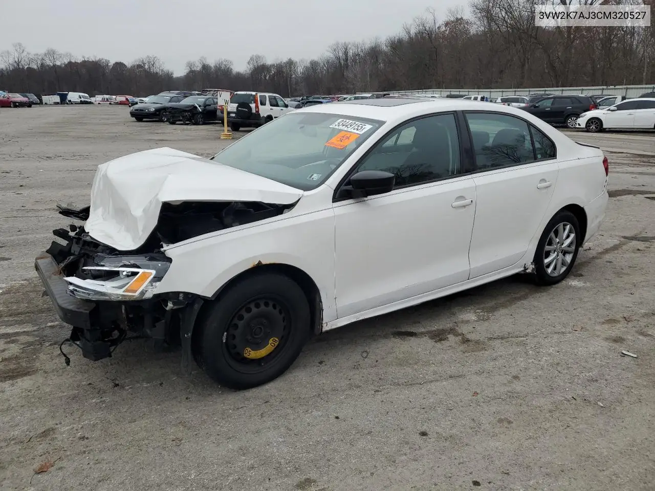 3VW2K7AJ3CM320527 2012 Volkswagen Jetta Base