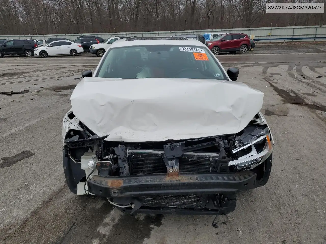 3VW2K7AJ3CM320527 2012 Volkswagen Jetta Base