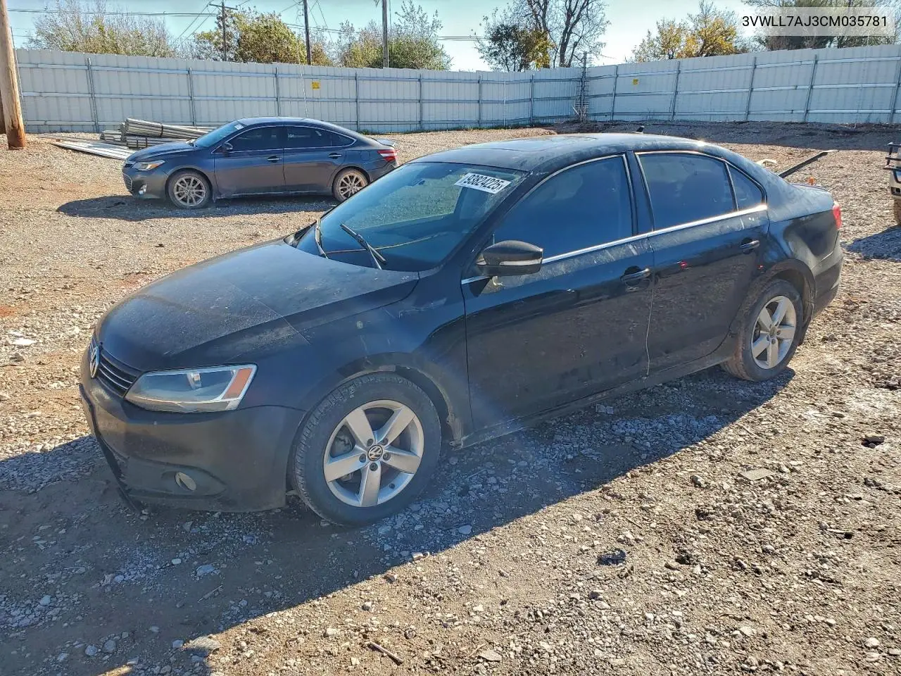 3VWLL7AJ3CM035781 2012 Volkswagen Jetta Tdi