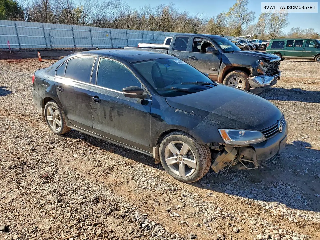3VWLL7AJ3CM035781 2012 Volkswagen Jetta Tdi