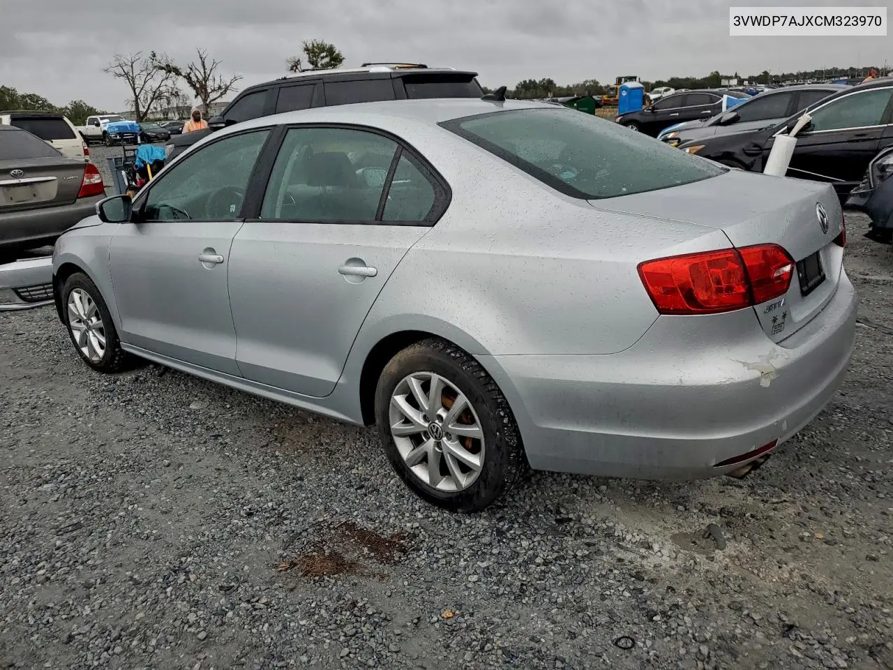 3VWDP7AJXCM323970 2012 Volkswagen Jetta Se