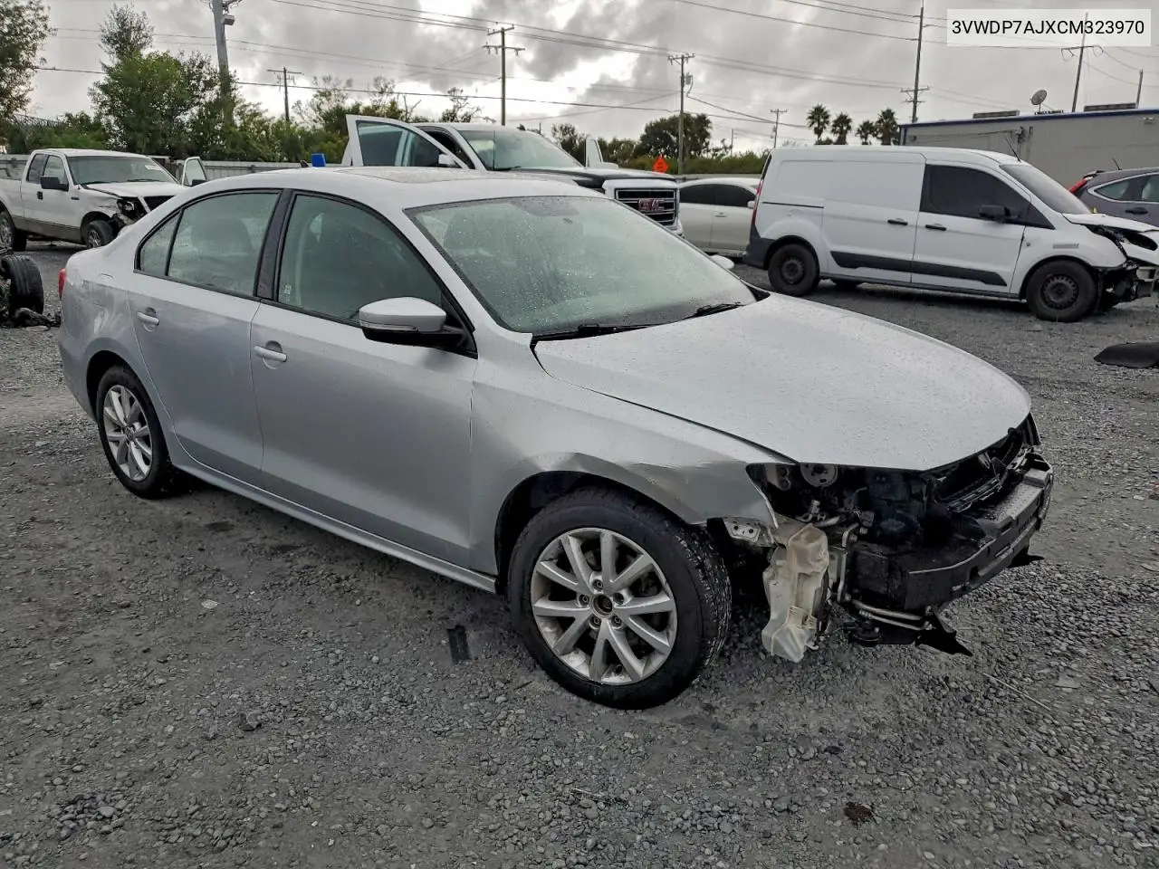 3VWDP7AJXCM323970 2012 Volkswagen Jetta Se