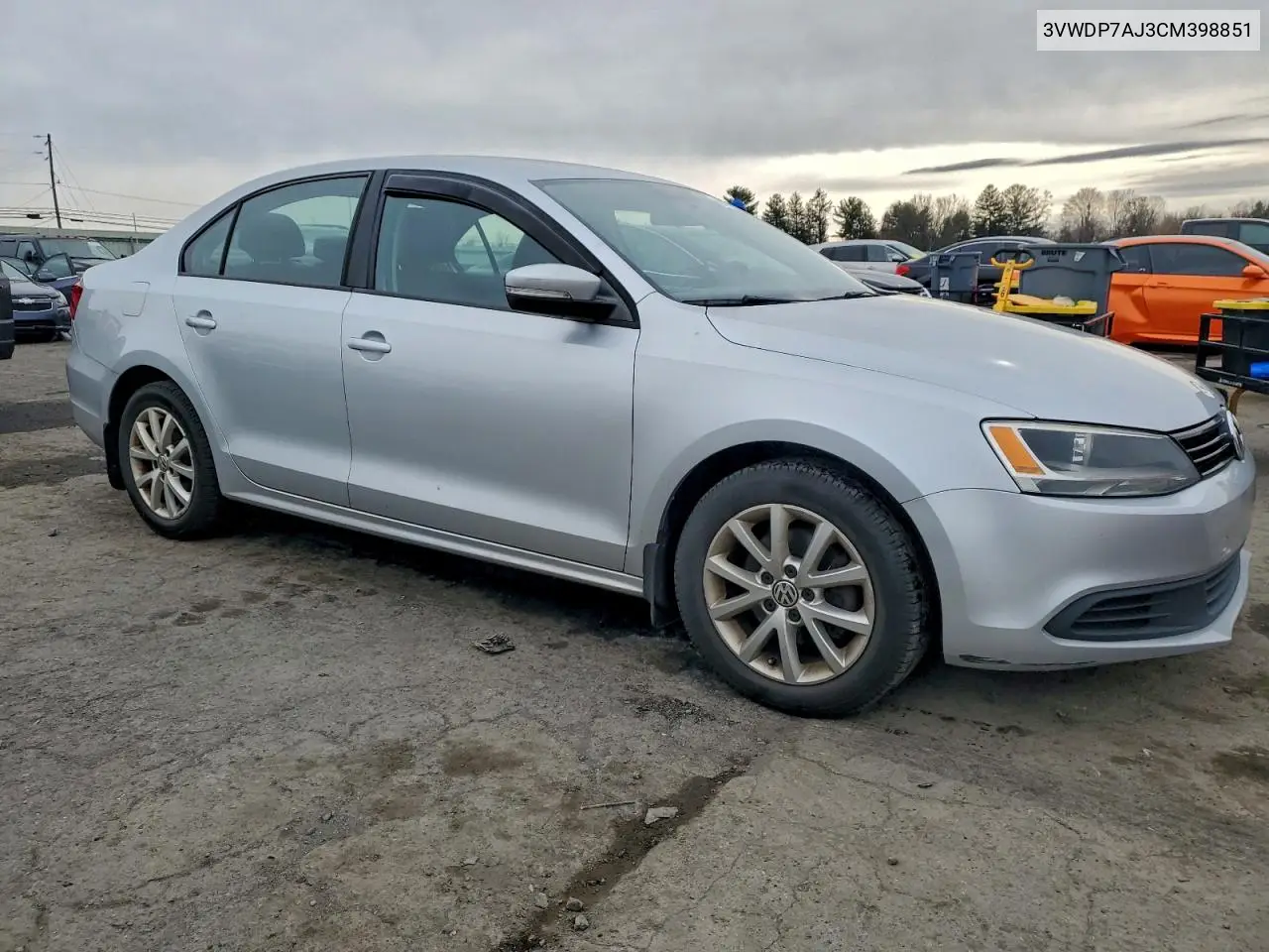 3VWDP7AJ3CM398851 2012 Volkswagen Jetta Se