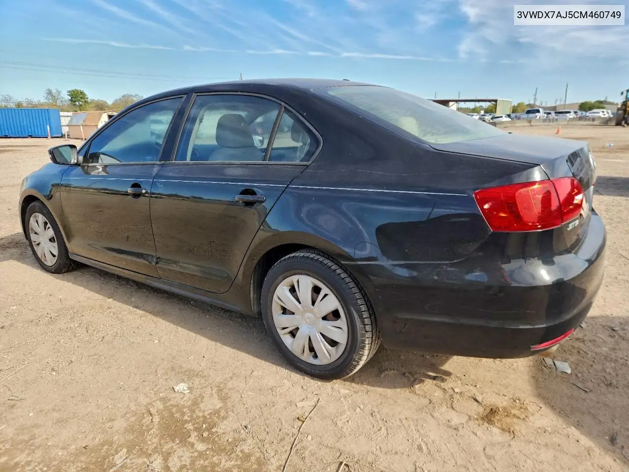 3VWDX7AJ5CM460749 2012 Volkswagen Jetta Se