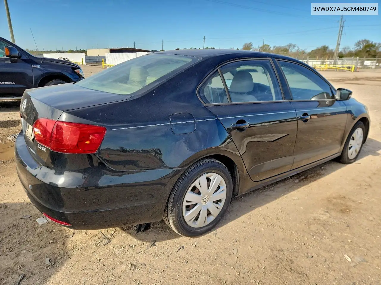 3VWDX7AJ5CM460749 2012 Volkswagen Jetta Se