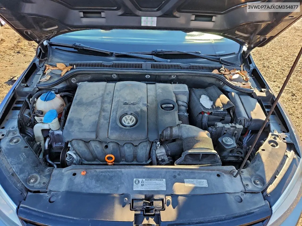 3VWDP7AJXCM354877 2012 Volkswagen Jetta Se