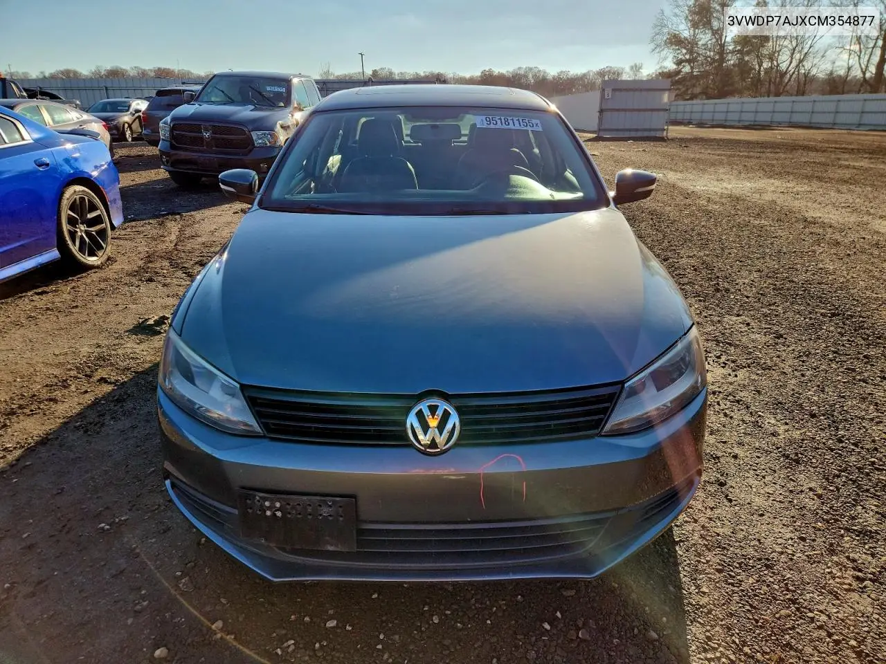3VWDP7AJXCM354877 2012 Volkswagen Jetta Se