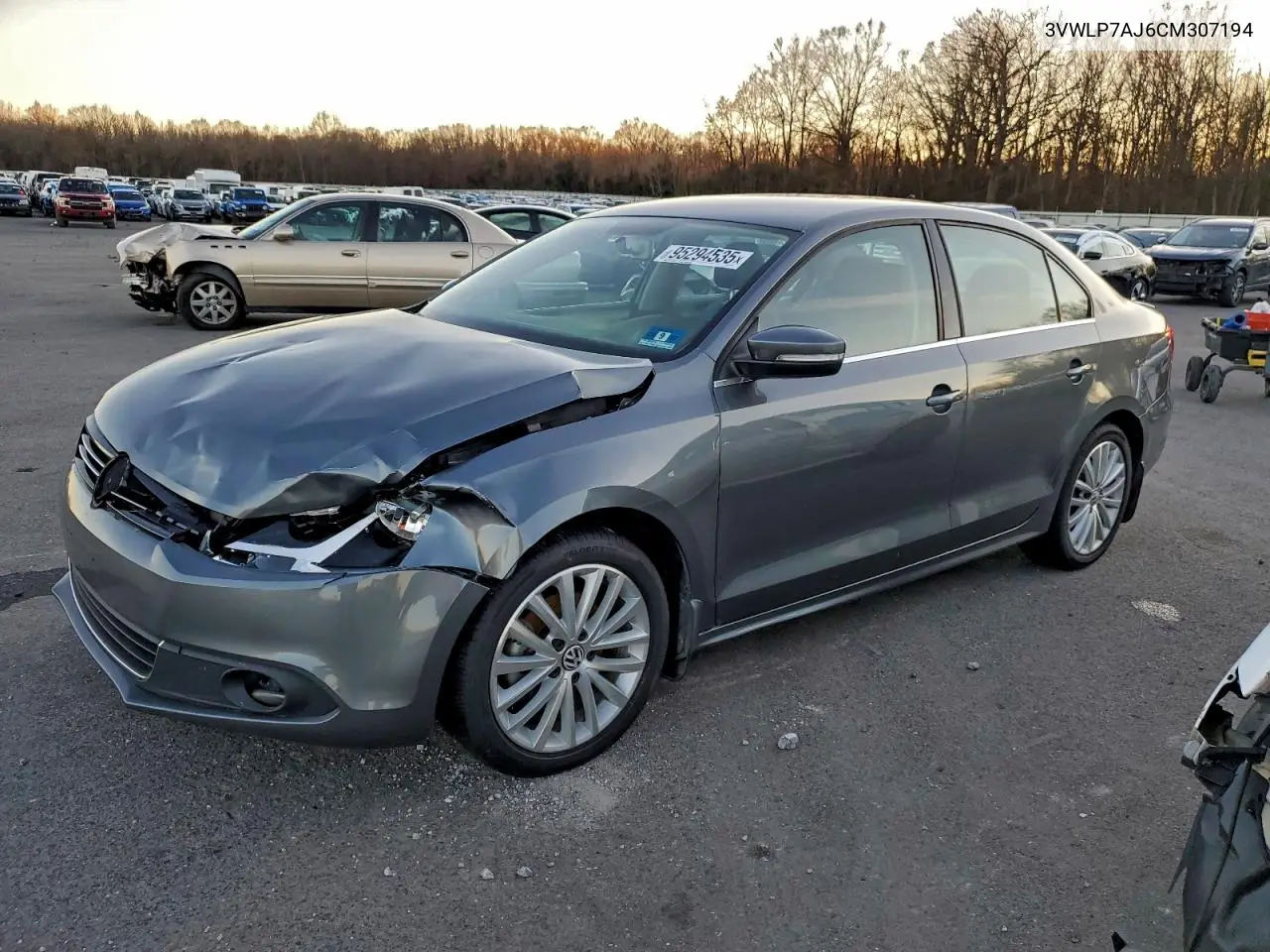 3VWLP7AJ6CM307194 2012 Volkswagen Jetta Sel