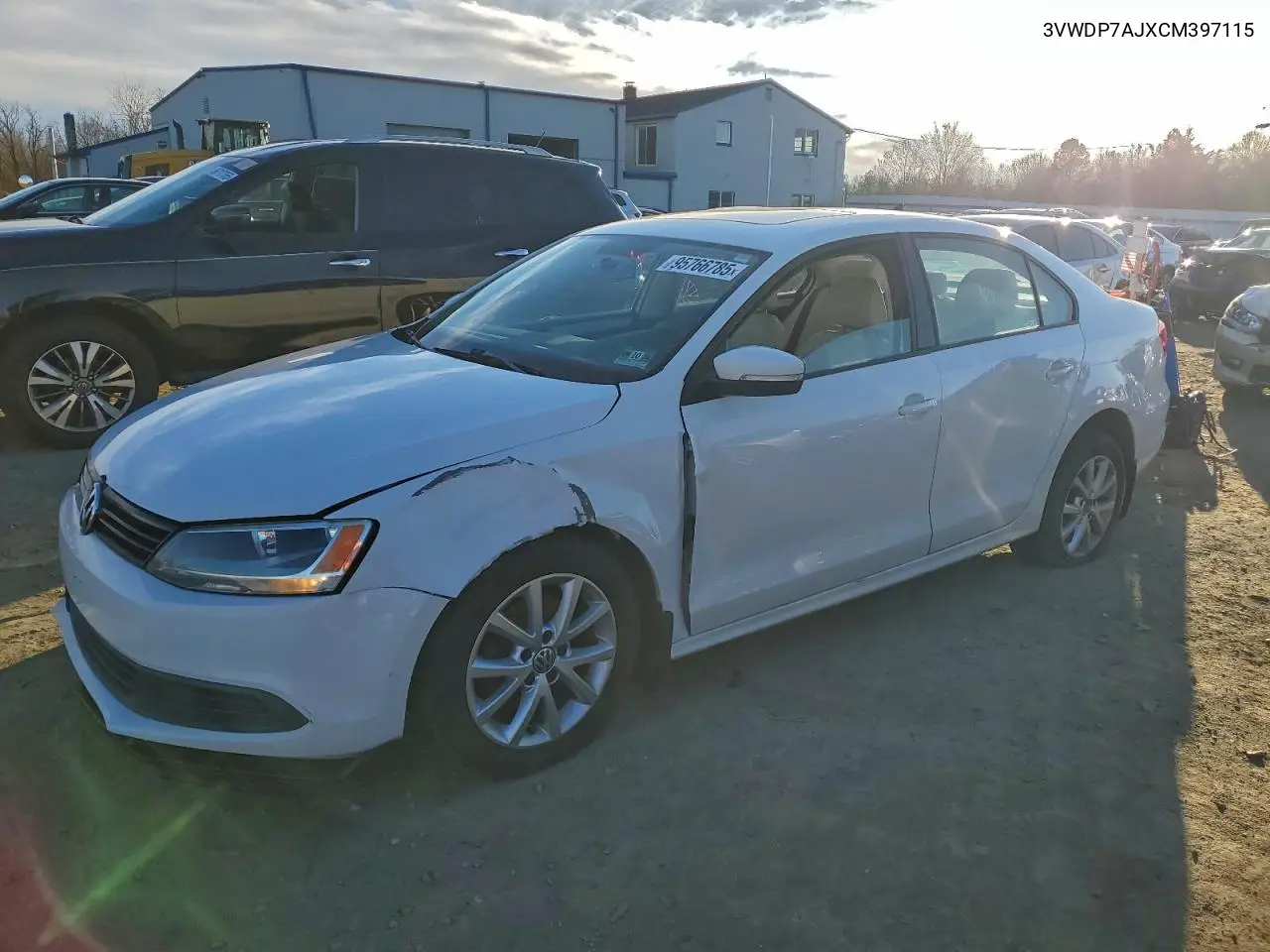 3VWDP7AJXCM397115 2012 Volkswagen Jetta Se