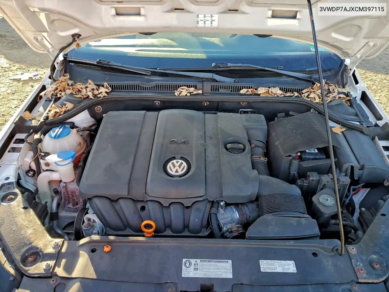 3VWDP7AJXCM397115 2012 Volkswagen Jetta Se