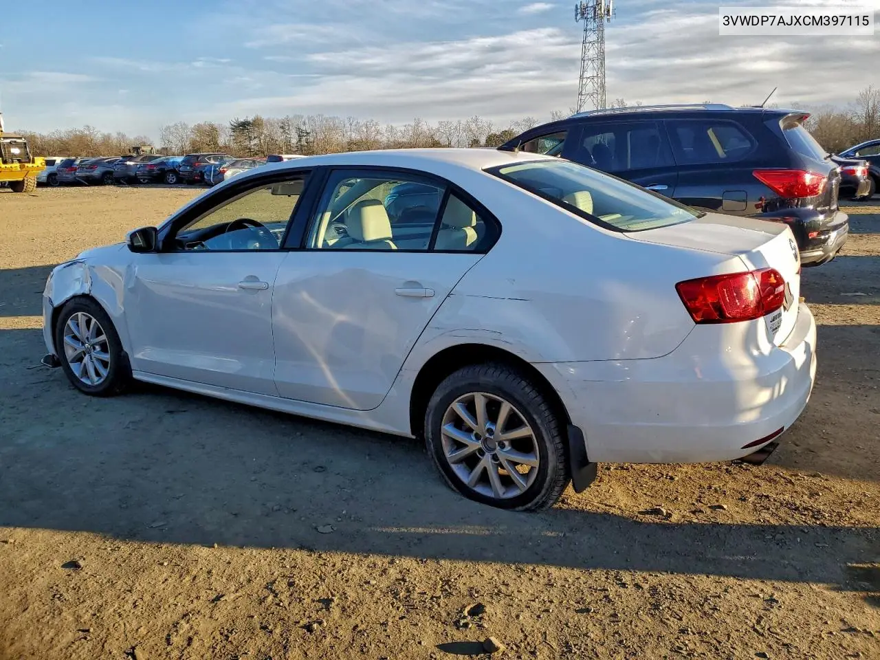 3VWDP7AJXCM397115 2012 Volkswagen Jetta Se