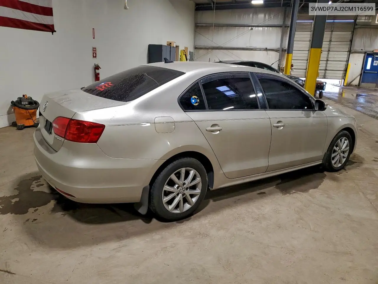 3VWDP7AJ2CM116599 2012 Volkswagen Jetta Se