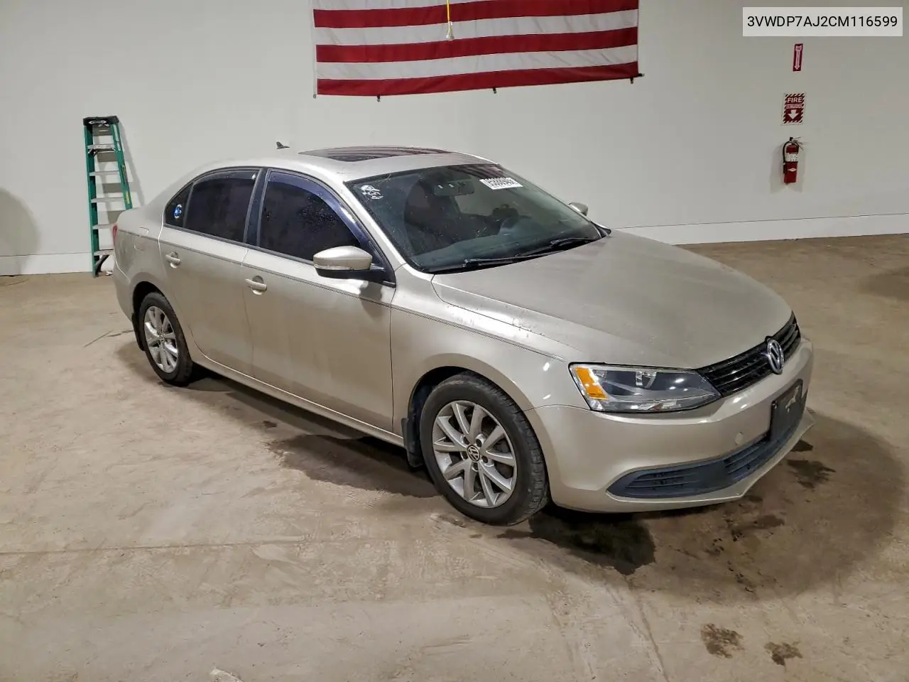 3VWDP7AJ2CM116599 2012 Volkswagen Jetta Se