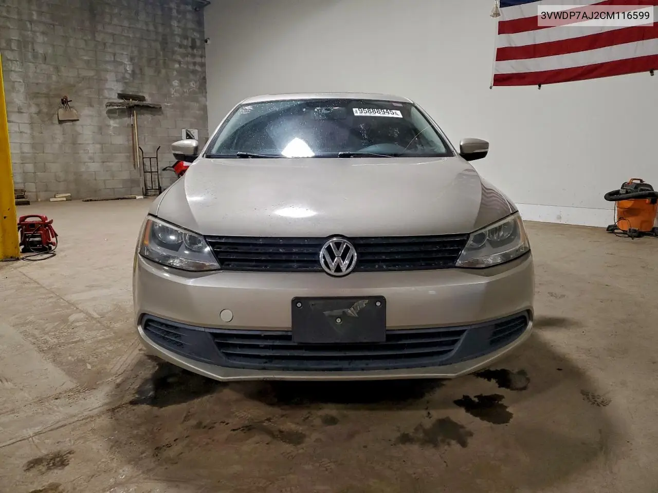 3VWDP7AJ2CM116599 2012 Volkswagen Jetta Se