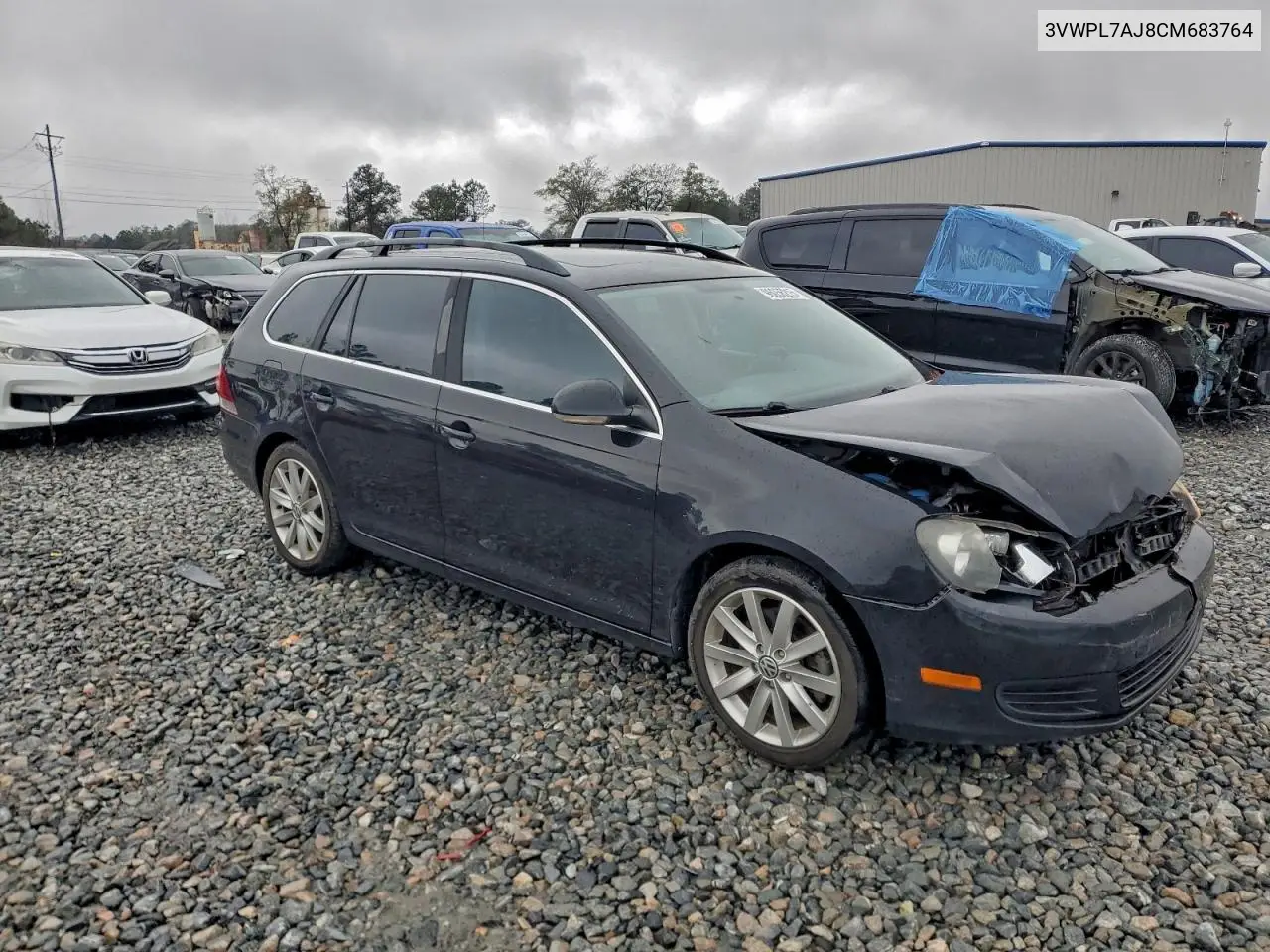 3VWPL7AJ8CM683764 2012 Volkswagen Jetta Tdi