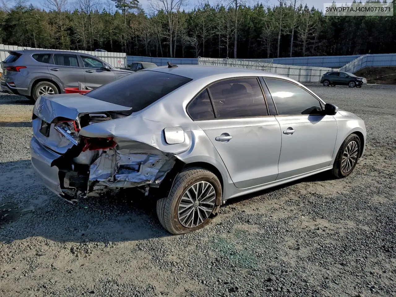 3VWDP7AJ4CM077871 2012 Volkswagen Jetta Se