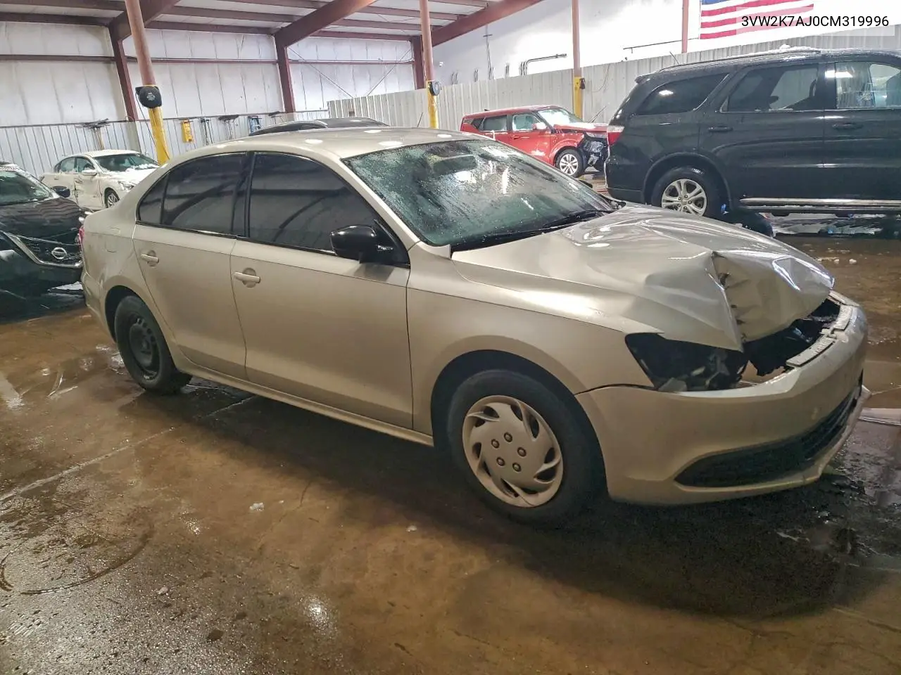 3VW2K7AJ0CM319996 2012 Volkswagen Jetta Base