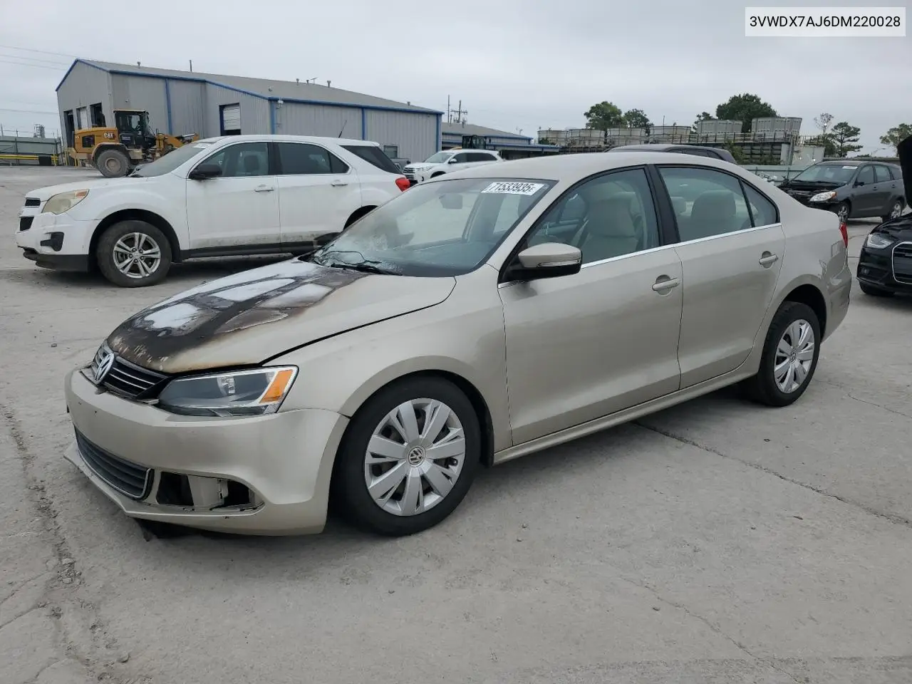 3VWDX7AJ6DM220028 2013 Volkswagen Jetta Se