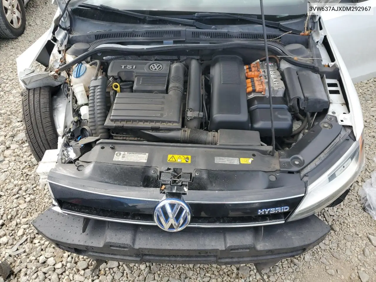 3VW637AJXDM292967 2013 Volkswagen Jetta Hybrid