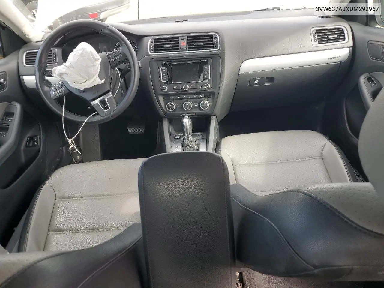 3VW637AJXDM292967 2013 Volkswagen Jetta Hybrid