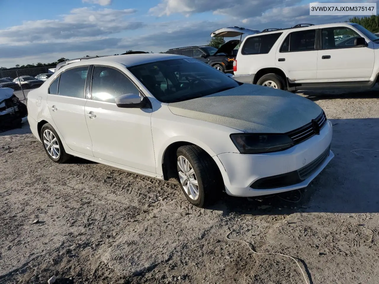 3VWDX7AJXDM375147 2013 Volkswagen Jetta Se