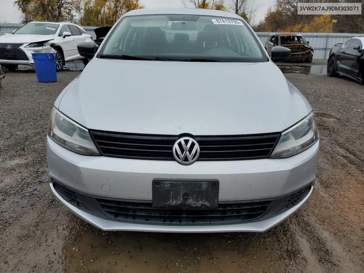 3VW2K7AJ9DM303071 2013 Volkswagen Jetta Base