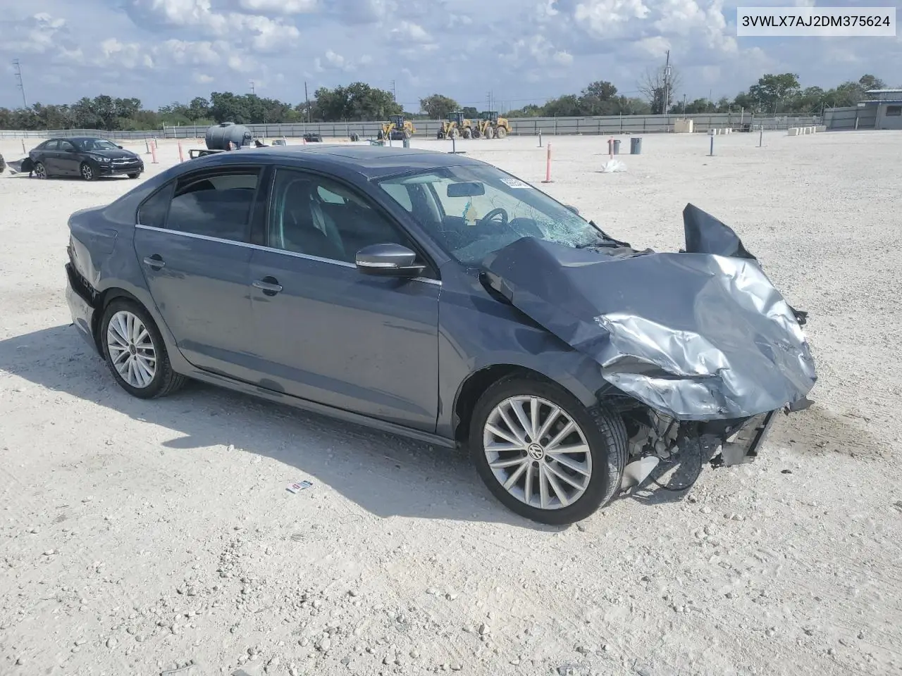 3VWLX7AJ2DM375624 2013 Volkswagen Jetta Sel