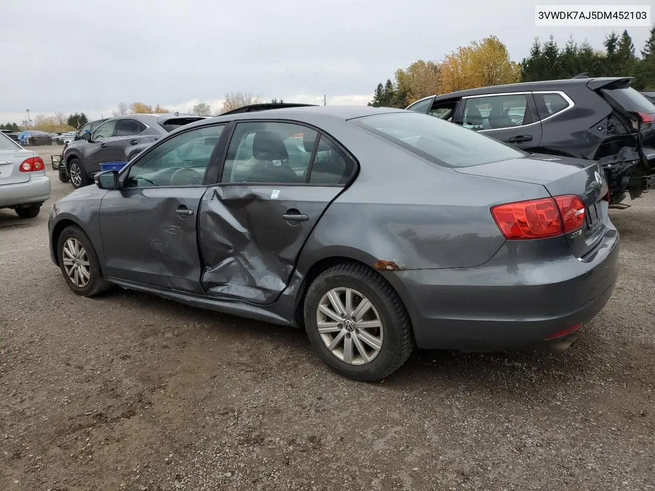 3VWDK7AJ5DM452103 2013 Volkswagen Jetta Se