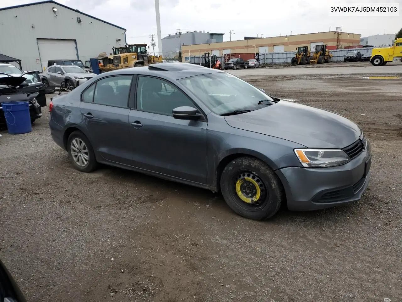 3VWDK7AJ5DM452103 2013 Volkswagen Jetta Se