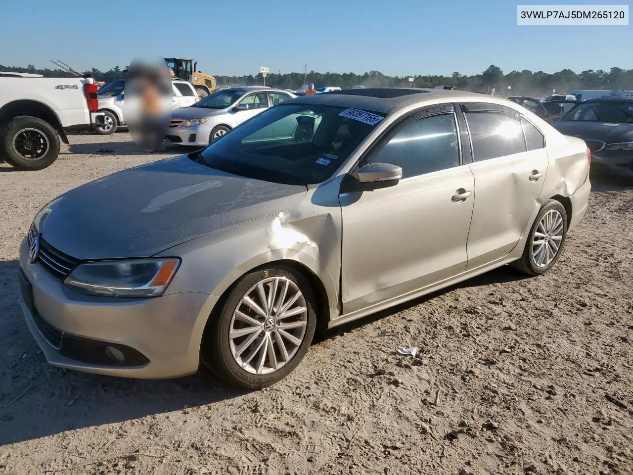 3VWLP7AJ5DM265120 2013 Volkswagen Jetta Sel