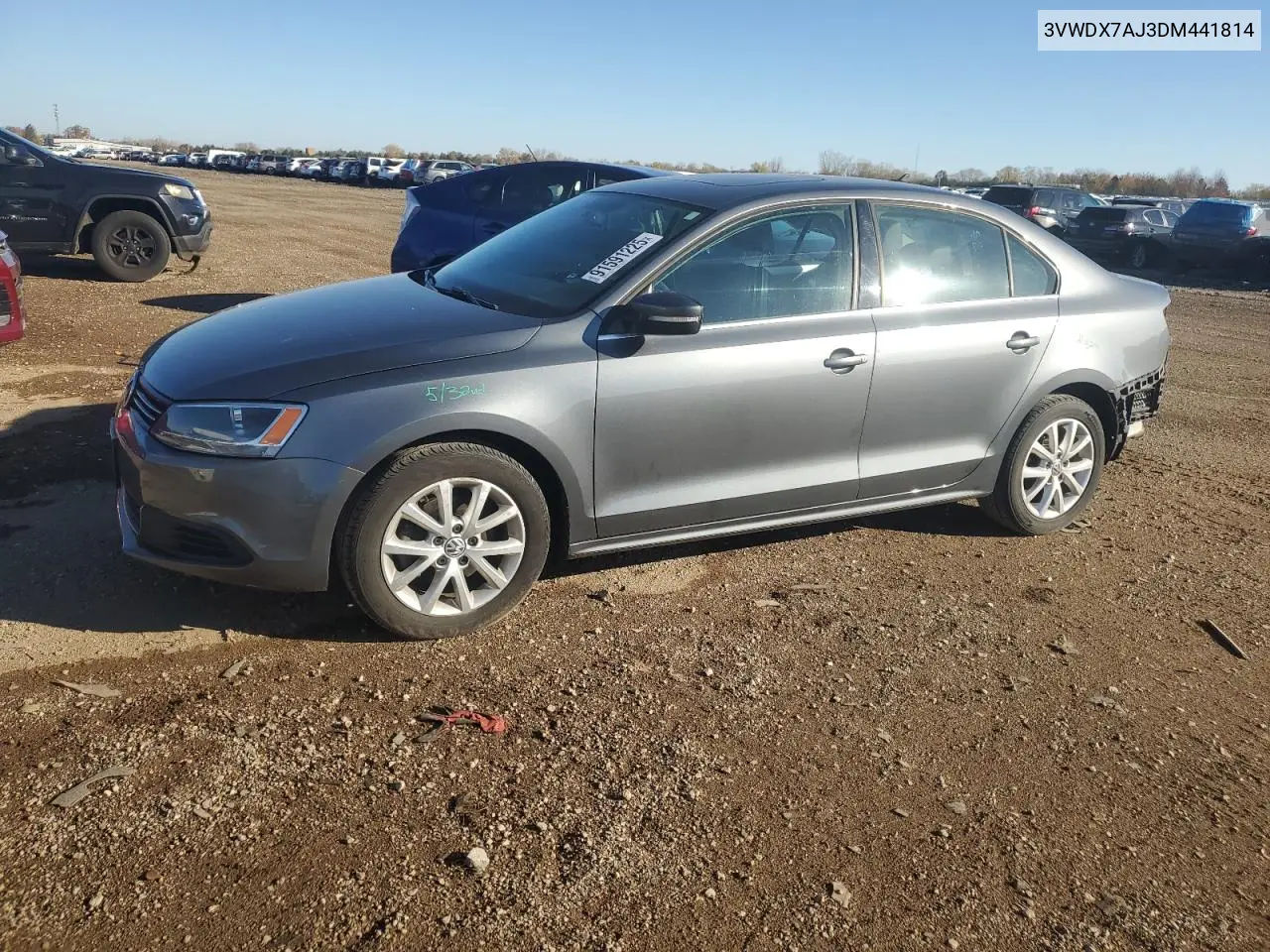 3VWDX7AJ3DM441814 2013 Volkswagen Jetta Se