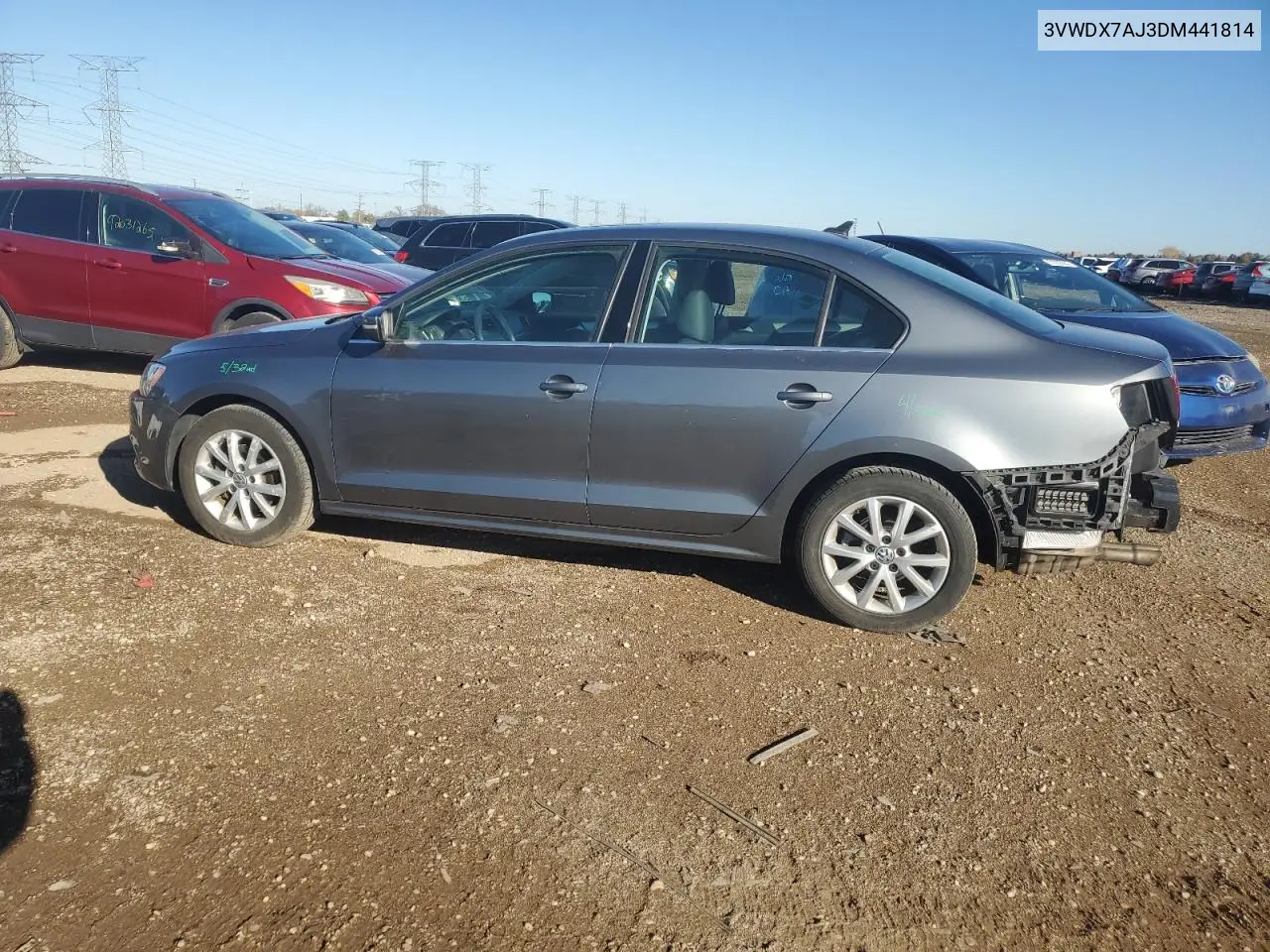 3VWDX7AJ3DM441814 2013 Volkswagen Jetta Se