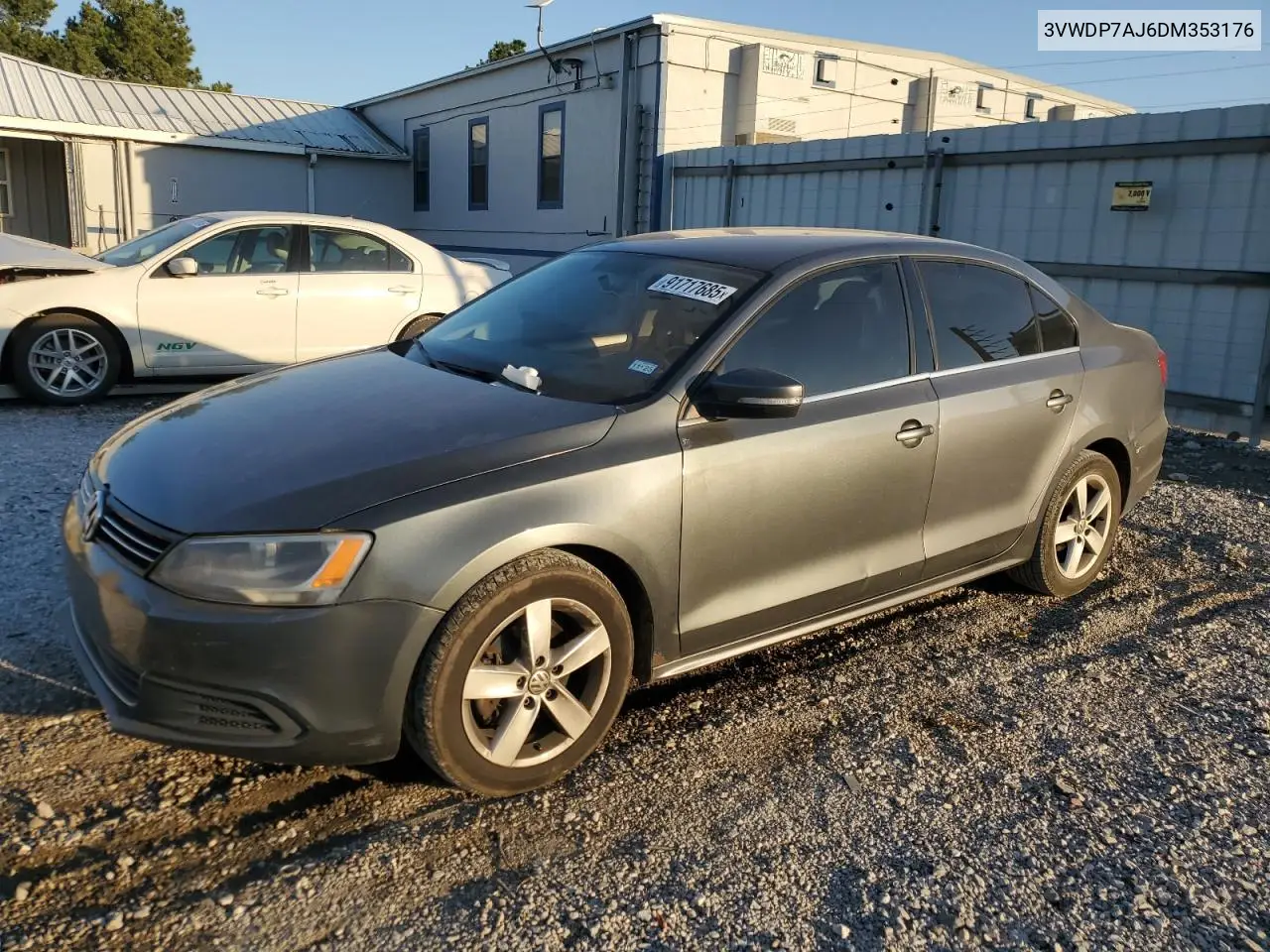3VWDP7AJ6DM353176 2013 Volkswagen Jetta Se