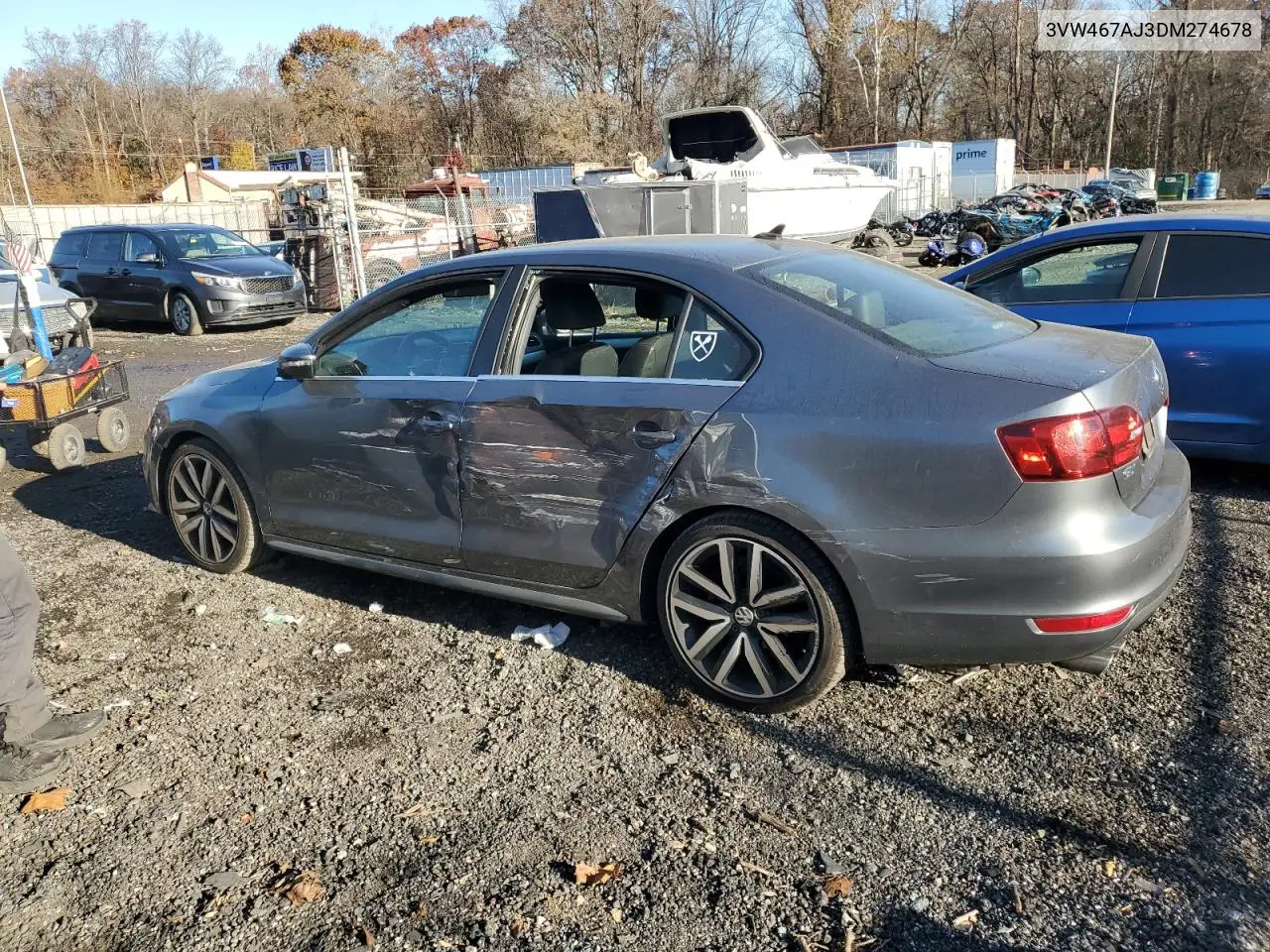 3VW467AJ3DM274678 2013 Volkswagen Jetta Gli