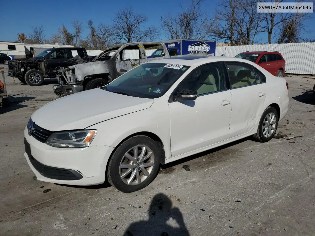 3VWDP7AJ6DM364646 2013 Volkswagen Jetta Se