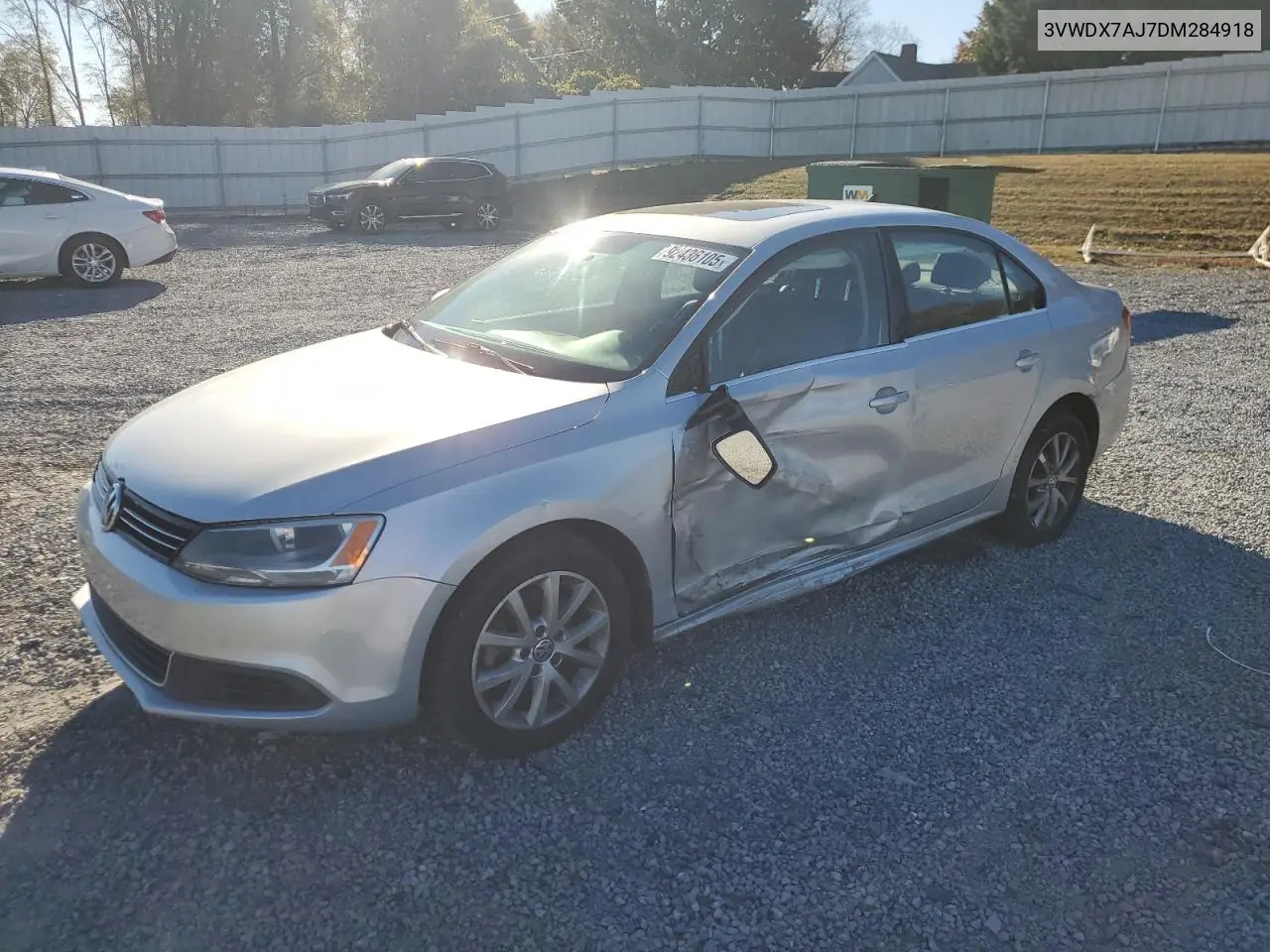 3VWDX7AJ7DM284918 2013 Volkswagen Jetta Se