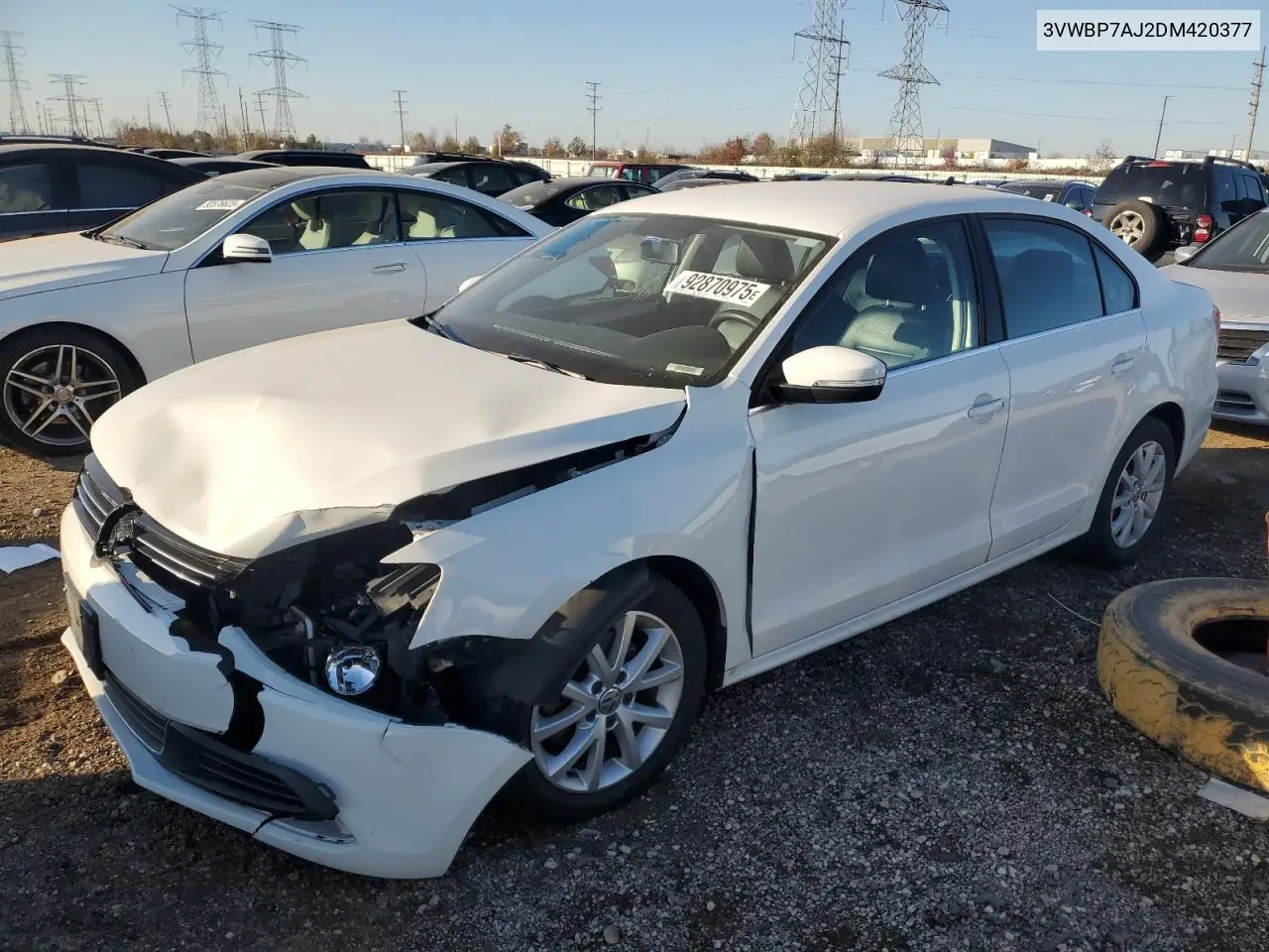 3VWBP7AJ2DM420377 2013 Volkswagen Jetta Se