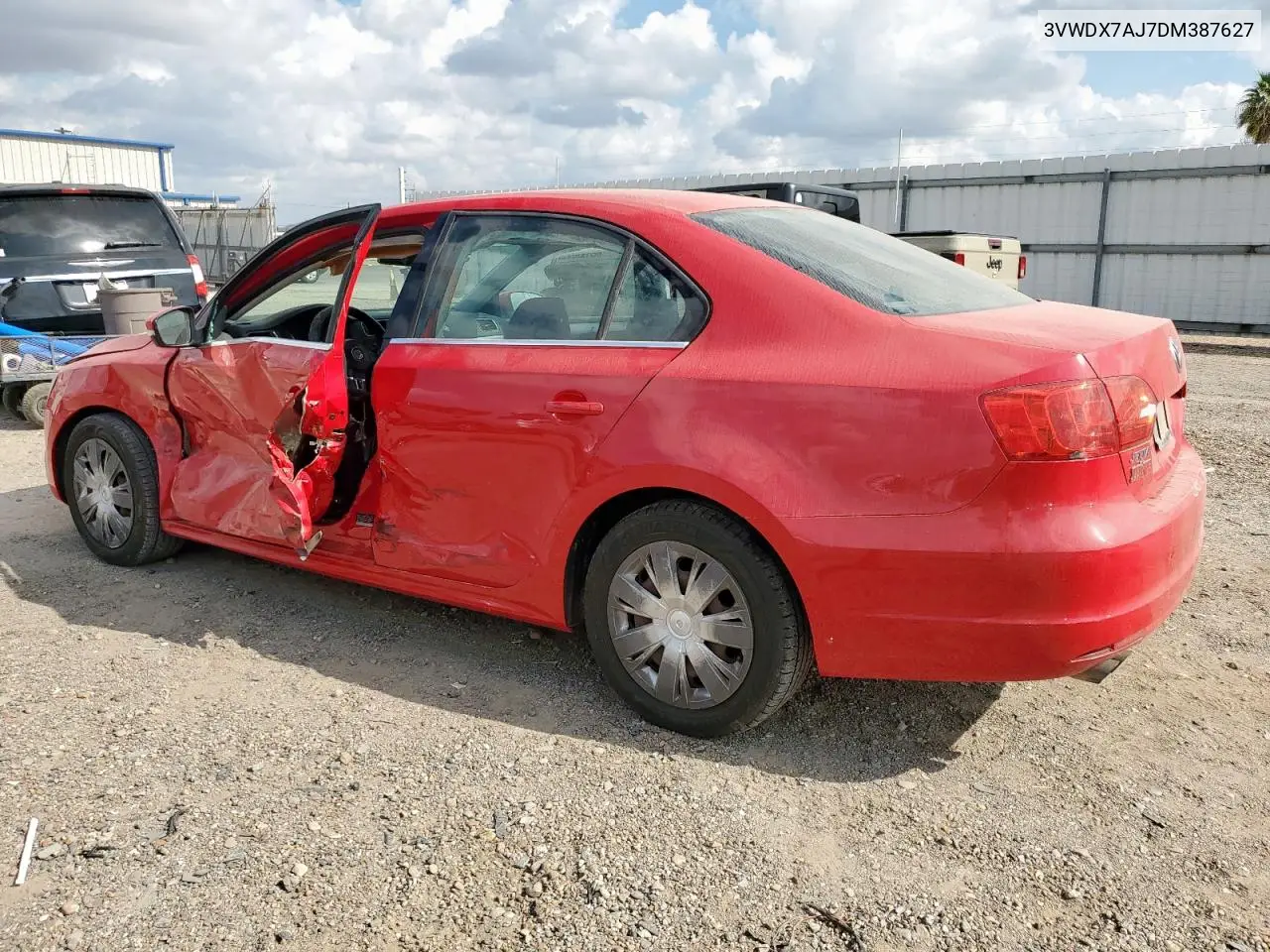 3VWDX7AJ7DM387627 2013 Volkswagen Jetta Se