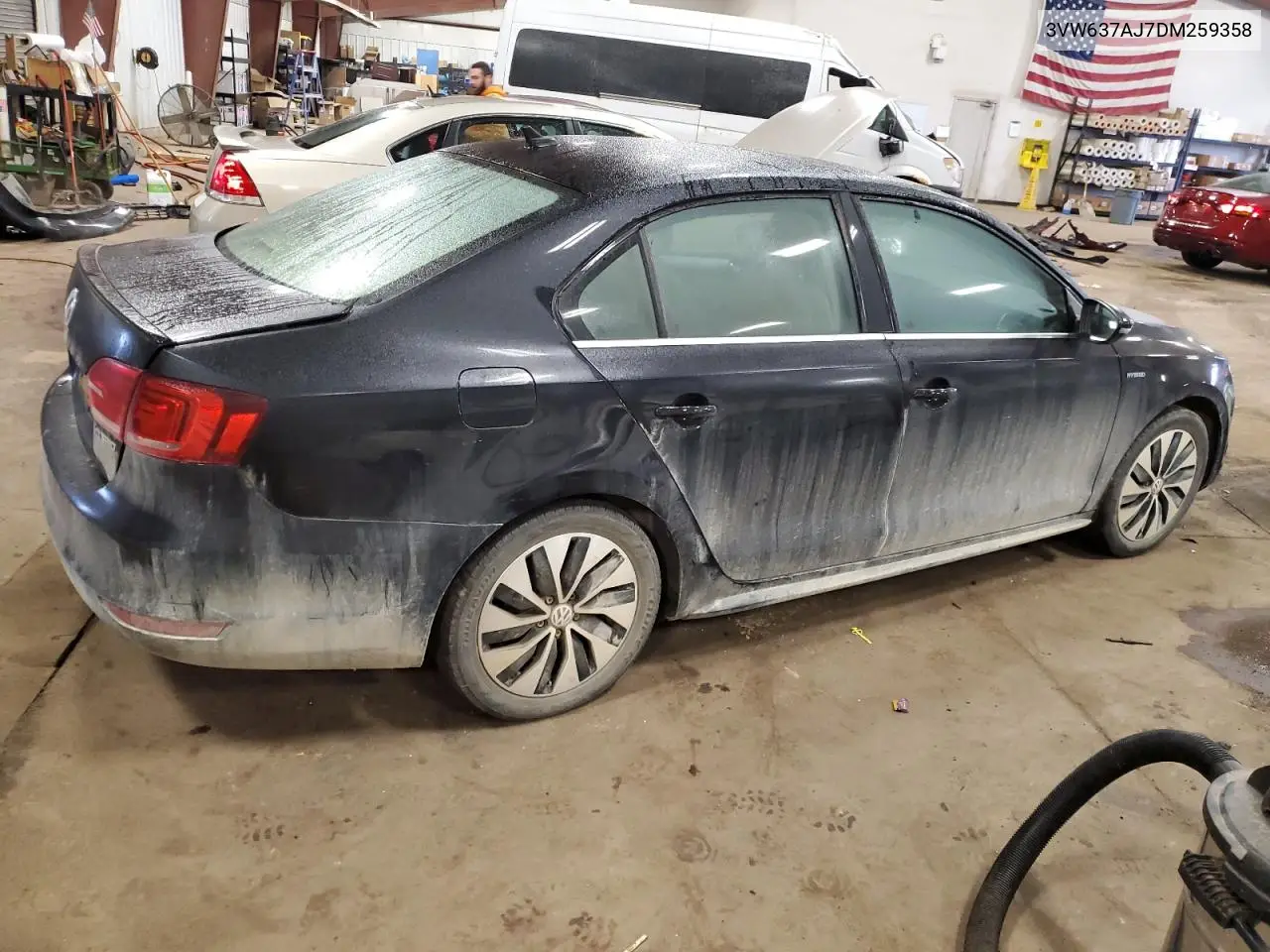 3VW637AJ7DM259358 2013 Volkswagen Jetta Hybrid